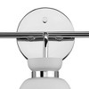 Progress Lighting Lexie 3-Light Vanity Light, Polished Chrome, Opal Glass Shades - 3 of 4