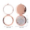 Unique Bargains Durable Makeup Mirror Rose Gold Tone 1 Pc - 2 of 4