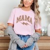 Simply Sage Market Women's Mama Leopard Lightning Bolt Short Sleeve Graphic Tee - 2 of 3