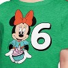 Girls' - Disney - Minnie Birthday 6 Short Sleeve Graphic T-Shirt - 2 of 4
