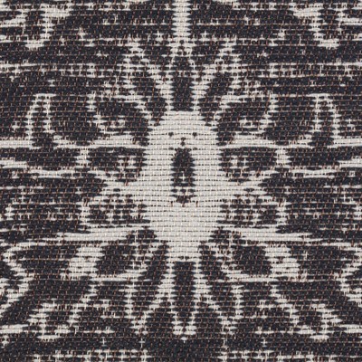 La Cienega Black and White Rectangular Office Chair Mat