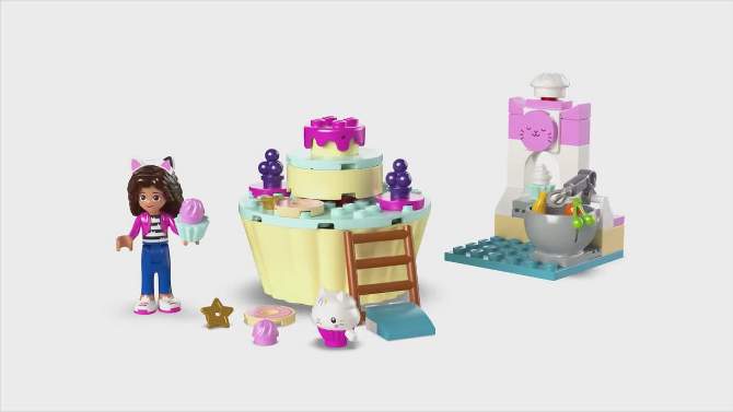 LEGO Gabby&#39;s Dollhouse Bakey With Cakey Fun Building Toy Set 10785, 2 of 8, play video