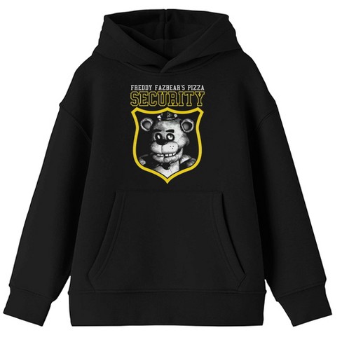 Freddy Fazbear Pizza Security Youth Boys Black Hooded Sweatshirt l Target