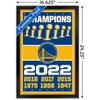 Trends International NBA Golden State Warriors - Champions 22 Framed Wall Poster Prints - 3 of 4