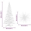 vidaXL Christmas Trees with Stand Brown 70.9" Solid pine wood - 4 of 4