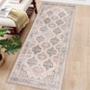 Area Rugs Machine Washable Rugs for Living Room Bedroom, Vintage Boho Non Slip Soft Accent Distressed Print Thin Carpet - 3 of 4