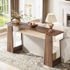 Tribesigns Mirrored Console Table,  63-Inch Farmhouse Entryway Table, Wooden Behind Couch Sofa Table for Entrance, Hallway, Foyer, Living Room - 4 of 4