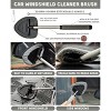 Aoibox 18Pcs Professional Car Interior Detailing Kit with Cleaning Tools for Windows, Dashboard, Vents, Windshield Brush, Chamois Cloth & Brushes - 3 of 4