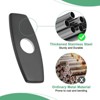 Unique Bargains 304 Stainless Steel Durable Rust Corrosion Resistant Faucet Escutcheons 1 Pc - 4 of 4