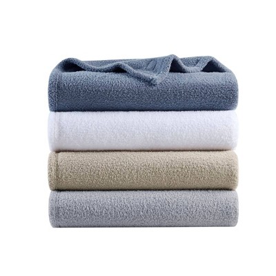 Gray Full Size Knitted Machine Washable Blanket