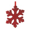 Melrose Fir Wood Snowflake Ornament (Set of 12) - 3 of 4