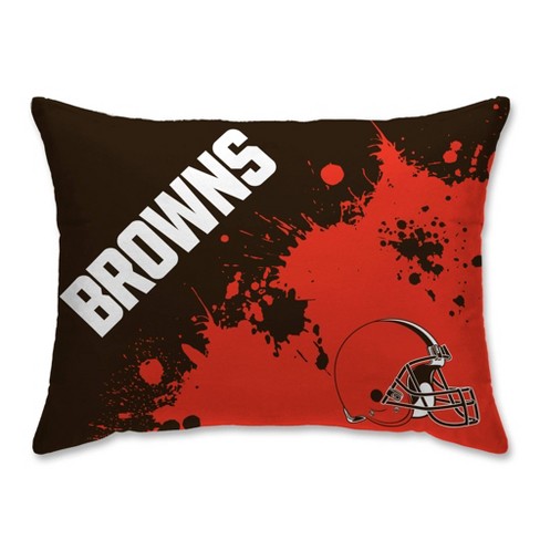 Nfl Cleveland Browns Splatter Plush Bed Pillow Target