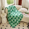 Fisfet Elegant Comfort Velvet Touch Ultra Plush Christmas Holiday Printed Fleece Throw/Blanket - 2 of 4