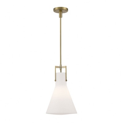 Norwell Lighting Izel 1 - Light Pendant in  Antique Brass