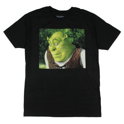 DreamWorks Shrek Men's Bored Meme Adult Short Sleeve T-Shirt