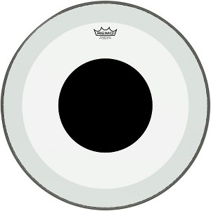 Remo Powerstroke 3 Clear Bass Drum Head With Black Dot - 1 of 3