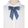 Elerevyo Women's Pre-Tied Solid Color Western Ribbon School Uniform Bow Ties - 4 of 4