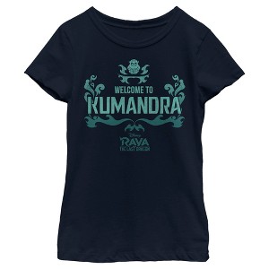 Girl's Raya and the Last Dragon Welcome to Kumandra T-Shirt - 1 of 4