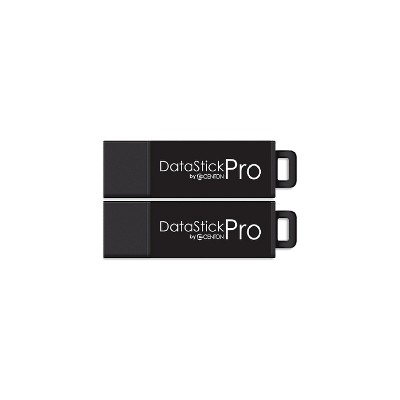 Centon Datastick Pro 512GB USB 3.2 Type A Flash Drive Black 2/Pack (C1-U3P6-512G-2)