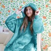 Tirrinia Wearable Blanket Oversized Hoodie for Adults, Patterns Sweatshirt Blanket, as Warm & Funny Gifts for Men Women Girlfriend - 3 of 4