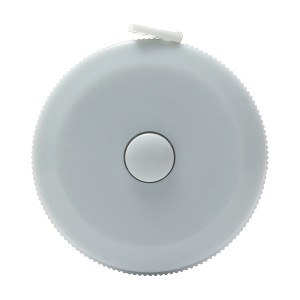 Unique Bargains Measuring Tape 1.5M Push-Button Macaron Color Round Tape Measure +/-5% Accuracy Fiberglass 1.97"x1.97"x0.39" 1 Pcs - 1 of 3