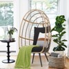 Sunsitt Steel Wicker Outdoor/Indoor Egg Chair - 3 of 4