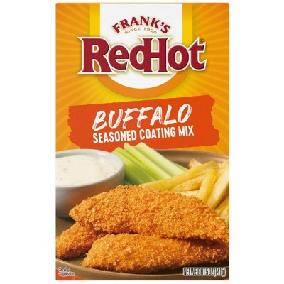 Frank's RedHot Buffalo Seasoned Coatings Mix, 6 oz Pouch (Pack of 4)