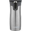 Contigo AUTOSEAL West Loop Vacuum-Insulated Stainless Steel Travel Mugs with Easy-Clean Lid, 16oz., Very Berry & Stainless Steel, 2 Pack - 2 of 4
