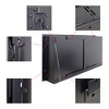 42" Insert Ultra-Thin Tempered Glass Front Wall Mount Electric Fireplace With Remote Control And Multi-Color Flames, Led Light Heater（not have a power - 4 of 4