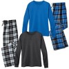 Collections Etc 4-pc Pack Men's Pajama Set - 2 of 4