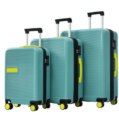 YONWAY 3-Piece Luggage Sets, ABS Hardshell Expandable Luggage Sets, with TSA Lock and Spinner Wheel