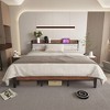 JIONJOY Noise-Free Bed Frame with Built-in Charging Ports, 11" Underbed Storage, No Box Spring Needed - 3 of 4