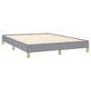 Bed Frame Light Gray Polyester, Plywood, Engineered Wood Full - 4 of 4