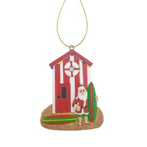 Beachcombers 3.35" Resin Santa Lifeguard Ornament - 1 of 1