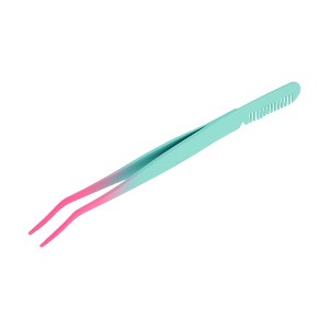Unique Bargains Comb Eyelashes Tweezers for Bathroom 1 Pc - 1 of 4