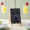 Juvale 2 Pack Small Easel Chalkboard for Tabletops, Restaurant Menu Sign for Catering Events, Weddings (4.5 x 7.5 In) - 2 of 4