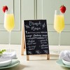 Juvale 2 Pack Small Easel Chalkboard For Tabletops, Restaurant Menu Sign  For Catering Events, Weddings (4.5 X 7.5 In) : Target