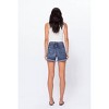 Women's Frayed Hem Distressed Denim Shorts - sneak peek - 3 of 4