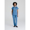 Barco One Women's Flux 2-Pocket Banded Zip Collar Scrub Top - 2 of 4