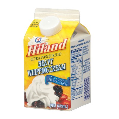 Hiland Heavy Whipping Cream - 16 fl oz (1pt)