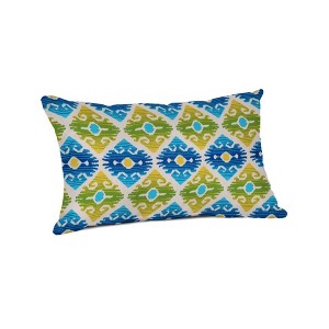 Casual Cushion Patterned 1-Piece Indoor/Outdoor Lumbar Pillow, 19"W x 12"L - 1 of 4