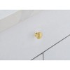 Elegant Lighting Minu 1.3Inch Diameter Brushed Gold Mushroom Knob Multipack (Set of 10) - 3 of 4
