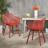 Christopher Knight Home Poppy Modern Resin Dining Chairs - 2 of 4