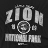 Men's Zion National Park Established Date Crewneck Sweatshirt - 2 of 4