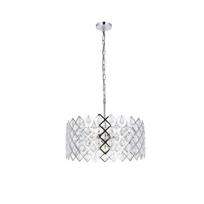 Elegant Lighting Lyla 5 - Light Pendant in  Chrome
