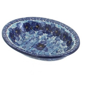 Blue Rose Polish Pottery 510 Ceramika Artystyczna Soap Dish - 1 of 1