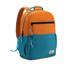 Generic Toddler Backpack, Boys Lightweight Plain Color-block Small Kids Backpack Bookbag - 1 of 4