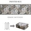 Machine Washable Area Rugs, Non-Slip Low Pile Accent Rug, Stain Resistant Faux Wool Oriental Carpet for Living Room, Bedroom - 4 of 4