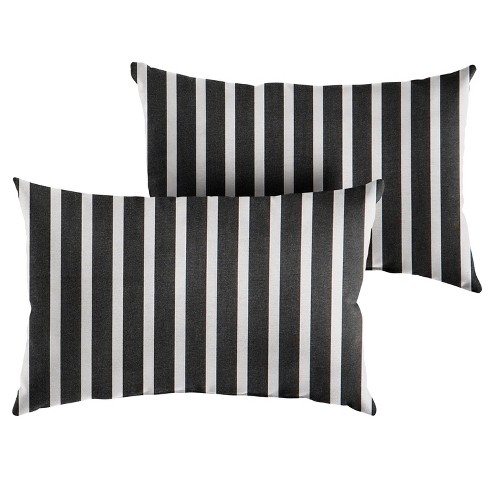 Striped shop outdoor pillows