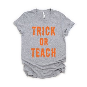 Simply Sage Market Women's Trick Or Teach Short Sleeve Graphic Tee - 1 of 4